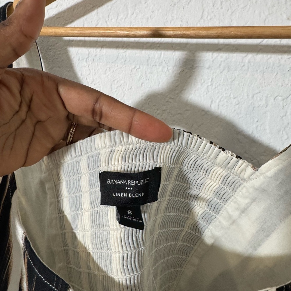 Banana Republic Linen-Blend Cropped Bustier - Picture 4 of 6